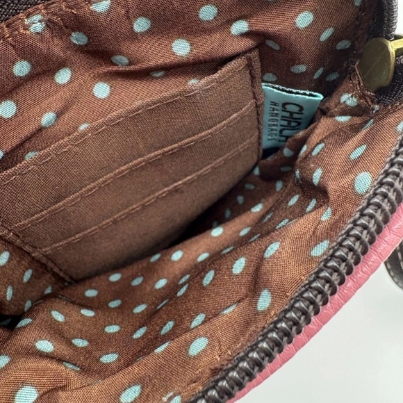 Chala Crossbody Zip Wallet Wristlet Cell Phone Bag Butterfly PETA approved VEGAN - Picture 5 of 7